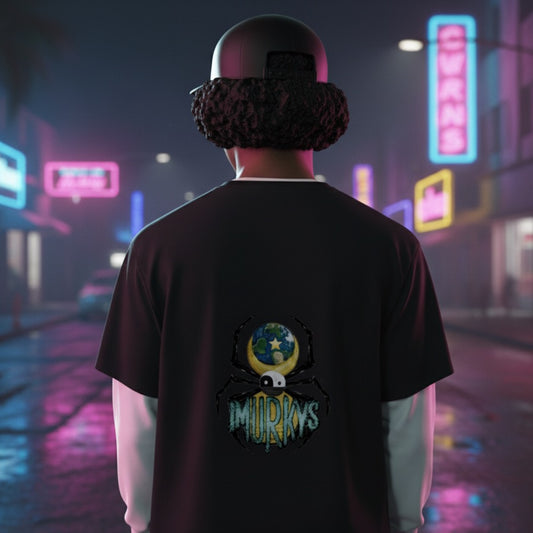 Boys in the hood Layered Contrast Sleeve Cotton T-Shirt